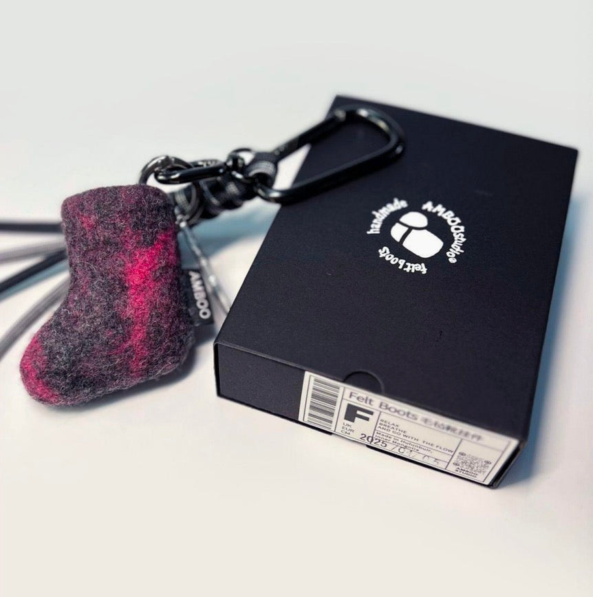 AMBOO STUDIO |  Felt Boots Pendant